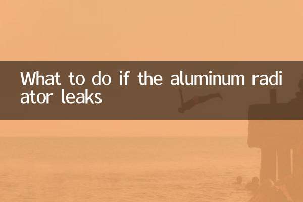 Qué hacer si el radiador de aluminio tiene fugas.