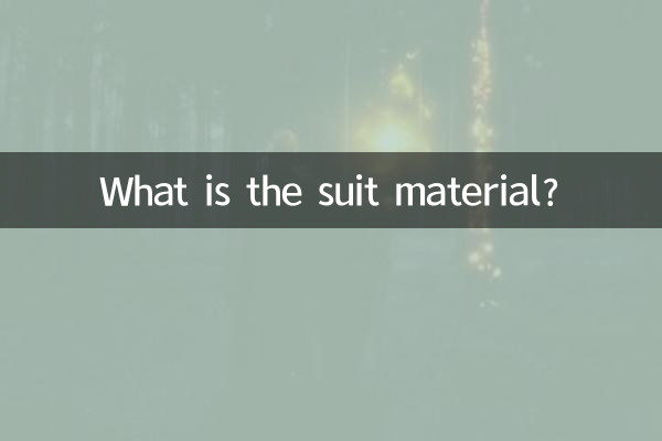 Aus welchem Material besteht der Anzug?