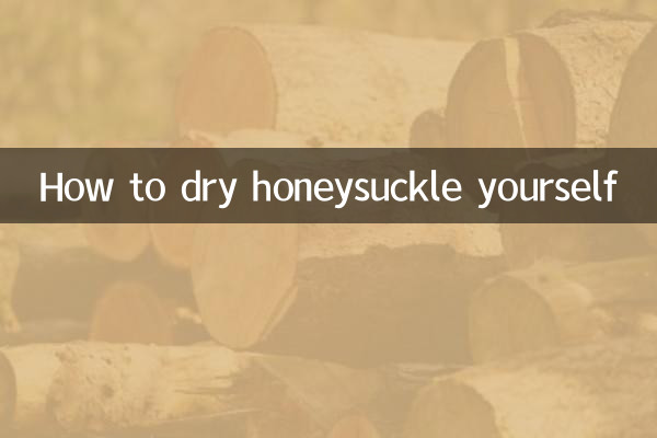 Como secar madressilva sozinho