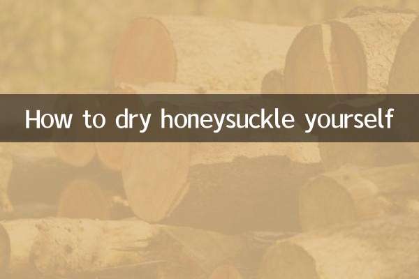 Como secar madressilva sozinho