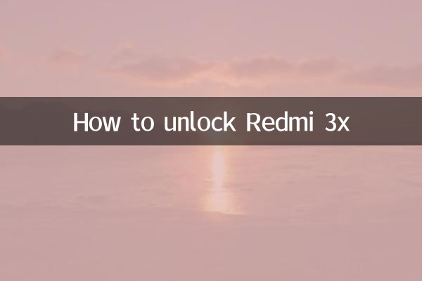 So entsperren Sie Redmi 3x