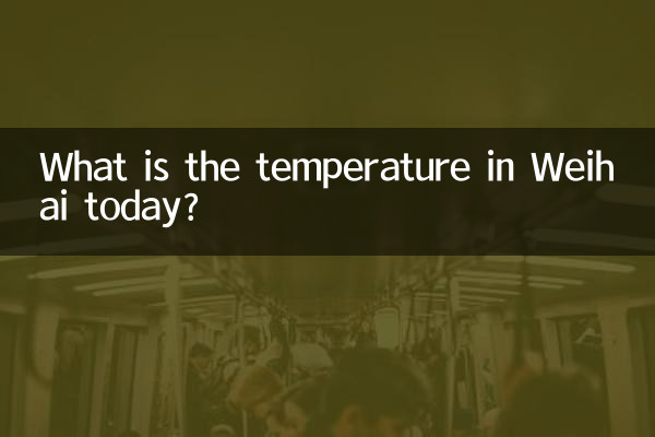 Qual é a temperatura em Weihai hoje?