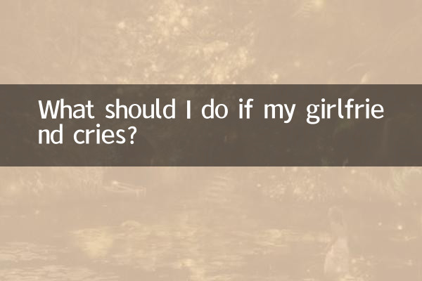 ماذا أفعل إذا بكت صديقتي؟