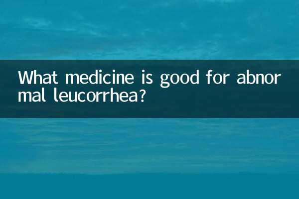 Qual remédio é bom para leucorreia anormal?