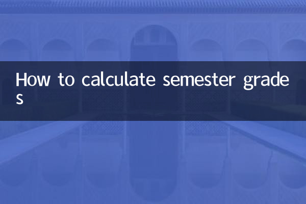 سمسٹر گریڈ کا حساب کتاب کیسے کریں