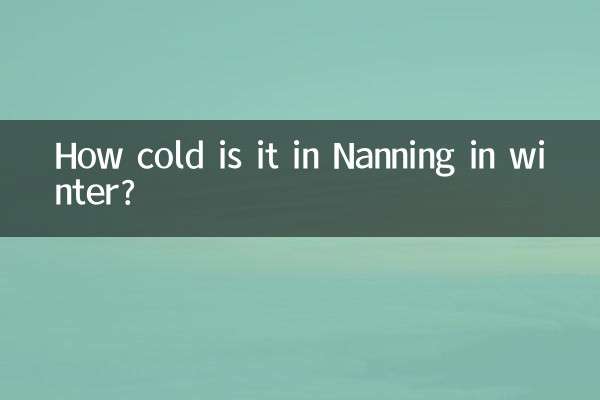 ¿Qué frío hace en Nanning en invierno?