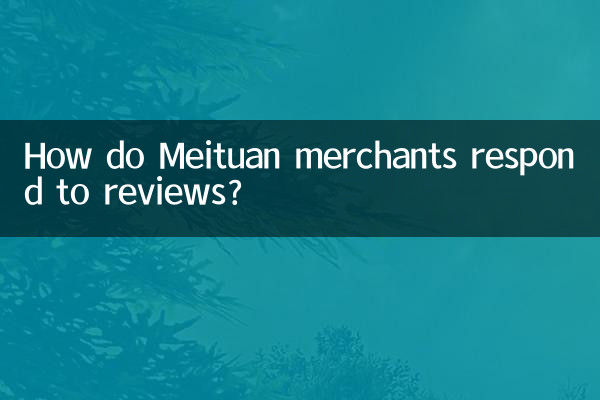 मीटुआन व्यापारी समीक्षाओं पर कैसे प्रतिक्रिया देते हैं?