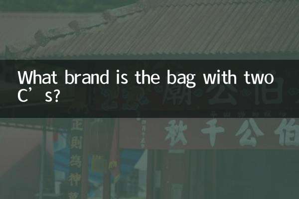 C가 두 개 달린 가방은 어느 브랜드인가요?