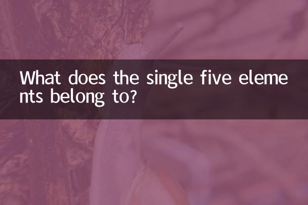 单五行属什么的