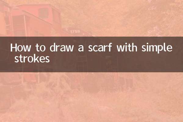 نحوه کشیدن روسری با ضربات ساده