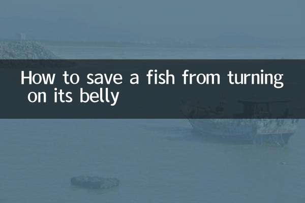 چگونه ماهی را از چرخاندن شکم نجات دهیم؟