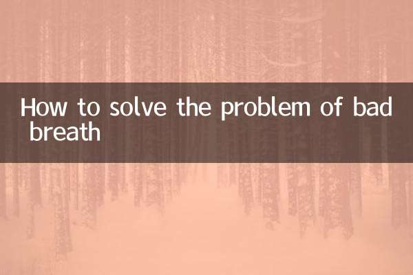 Cómo solucionar el problema del mal aliento