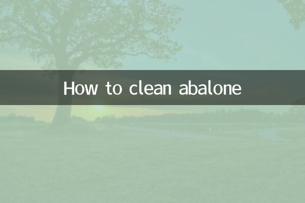 Comment nettoyer l'ormeau