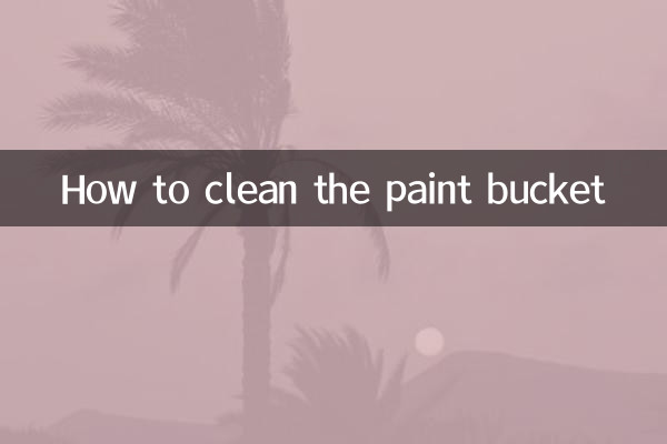 Comment nettoyer le pot de peinture