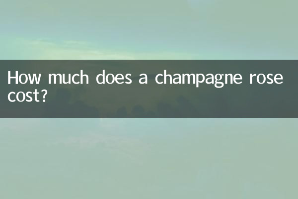 Wie viel kostet eine Champagnerrose?