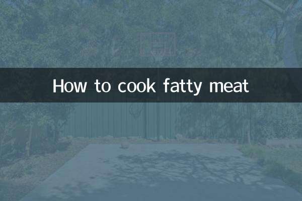 Comment faire cuire de la viande grasse