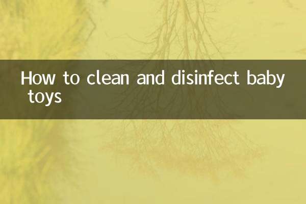 How to clean and disinfect baby toys