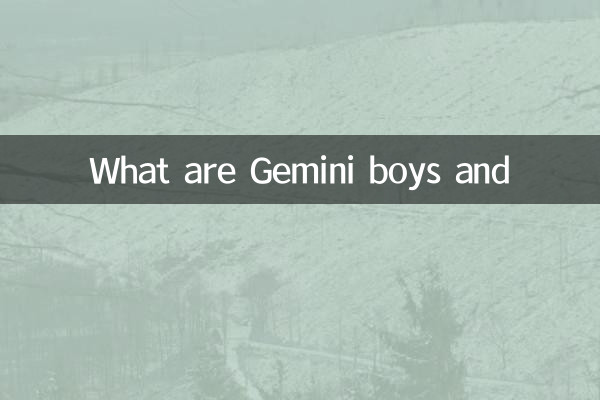 ¿Qué son los chicos de Géminis y