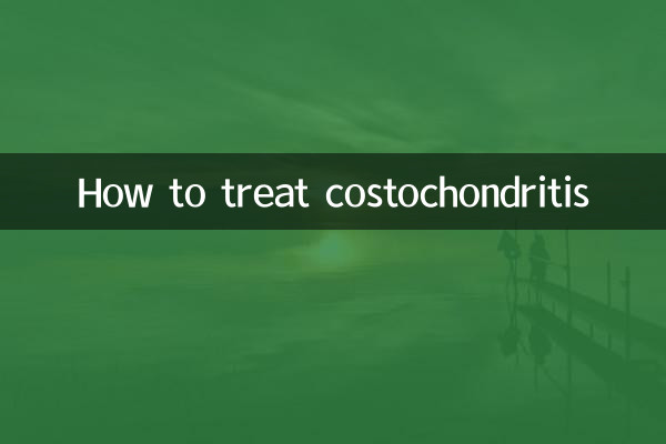 Wie behandelt man Costochondritis?