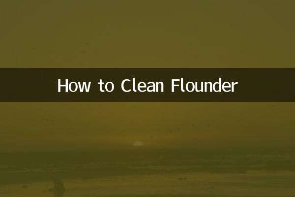 How to Clean Flounder