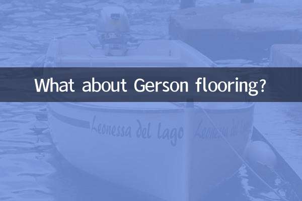 What about Gerson flooring?