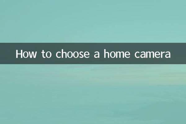 Comment choisir une caméra domestique