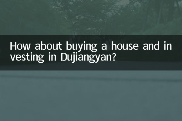 집을 사서 두장옌에 투자해 보는 건 어떨까요?