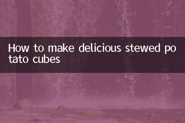 Como fazer deliciosos cubos de batata cozida