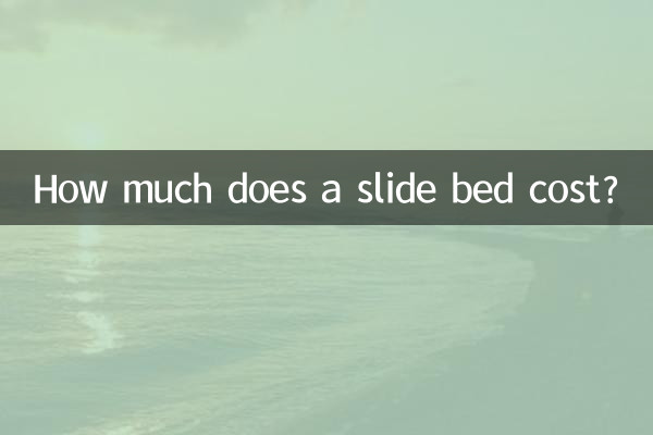 How much does a slide bed cost?
