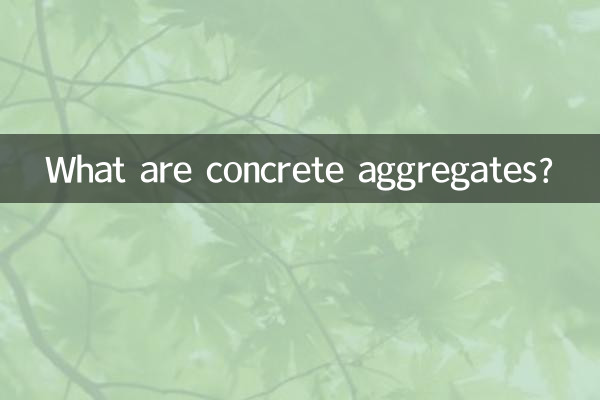 O que são agregados de concreto?