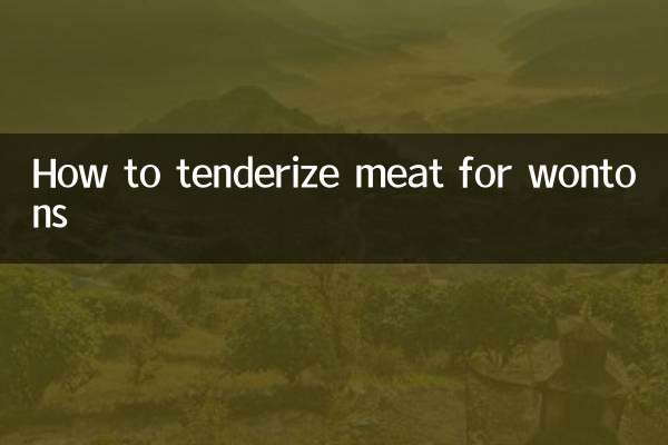 وونٹون کے لئے گوشت کو کیسے نرم کریں