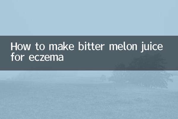 Как приготовить сок горькой дыни от экземы
