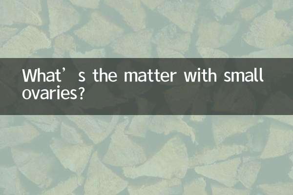 Qual è il problema con le ovaie piccole?