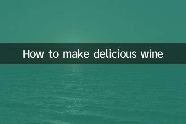 Come fare un vino delizioso