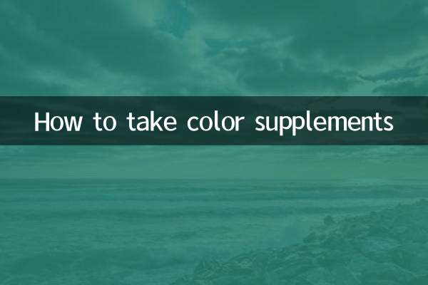 So nehmen Sie Farbpräparate ein