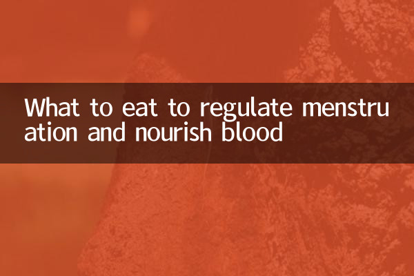 Was man essen sollte, um die Menstruation zu regulieren und das Blut zu nähren