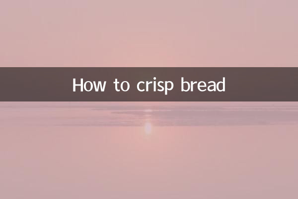 Come croccare il pane