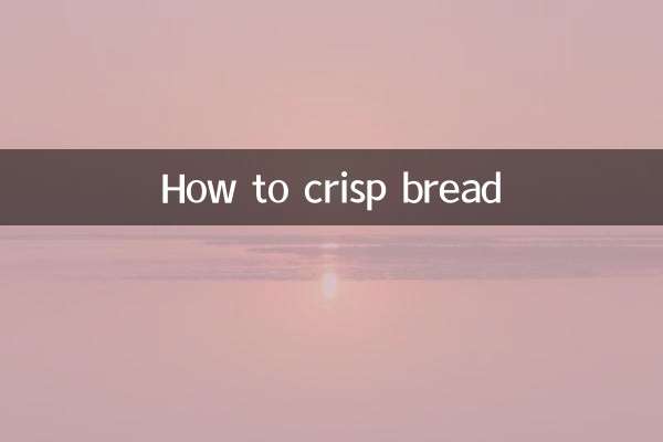 Come croccare il pane