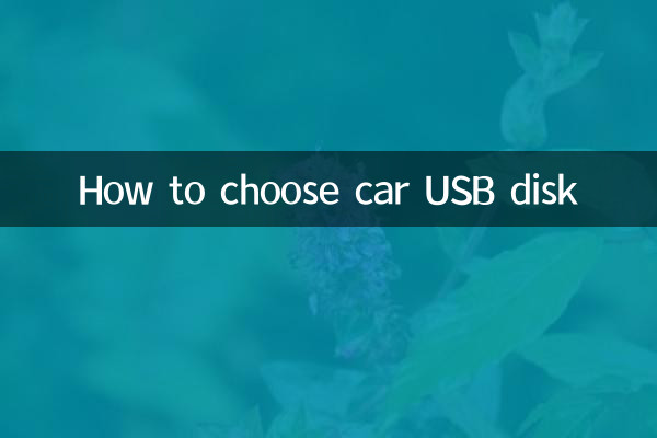 How to choose car USB disk