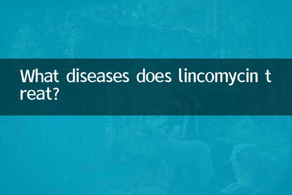 What diseases does lincomycin treat?