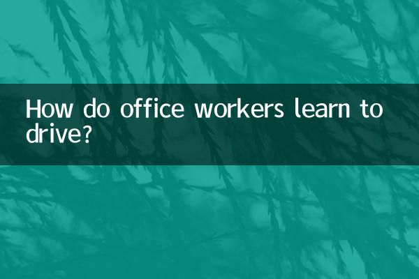 Как офисные работники учатся водить машину?