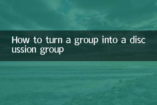 چگونه یک گروه را به یک گروه گفتگو تبدیل کنیم؟