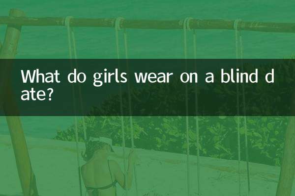 Que portent les filles lors d'un rendez-vous à l'aveugle ?