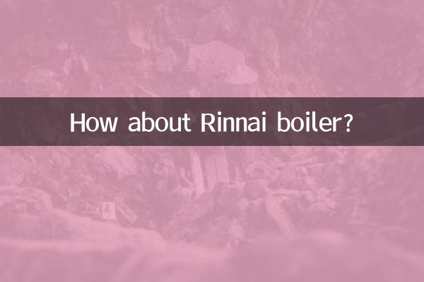 린나이 보일러는 어떠세요?