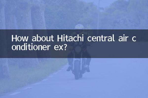 Que diriez-vous du climatiseur central Hitachi, ex ?