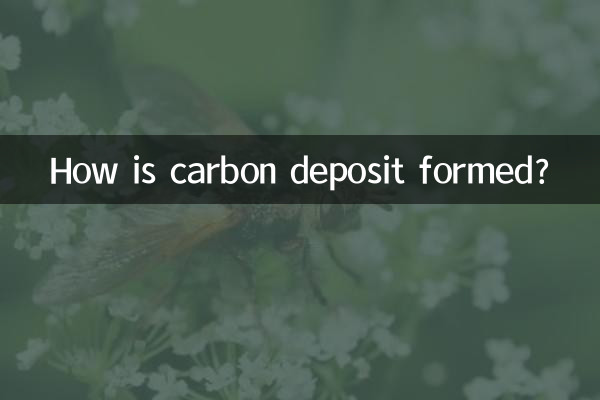 How is carbon deposit formed?
