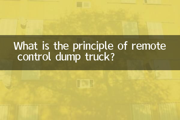 Qual è il principio dell'autocarro con cassone ribaltabile telecomandato?