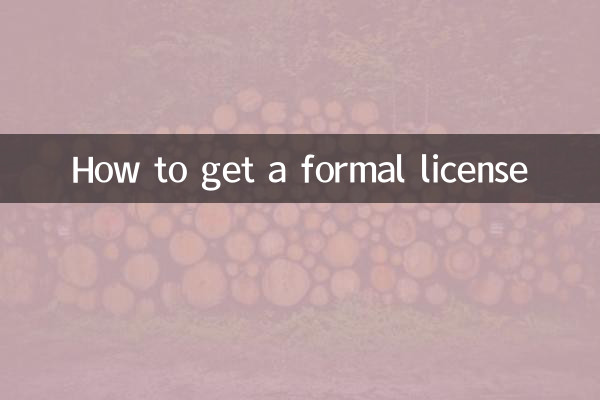 কিভাবে একটি আনুষ্ঠানিক লাইসেন্স পেতে