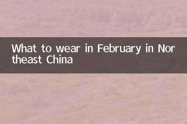 中国東北部の2月に何を着るべきか