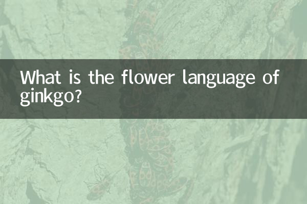 ما هي لغة زهرة الجنكة؟